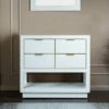 WOODBRIDGE Venice 36"x21"x33" Solid Wood Bath Vanities Cabinet Only With Drawers In White And Gold Hardware, Venice-3621-White-G -Woodbridgebath Shop 20220902101859W5OMVZV1 thumb 600x600