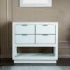 WOODBRIDGE Venice 42"x21"x33" Solid Wood Bath Vanities Cabinet Only With Drawers In White And Brushed Nickel Hardware, Venice-4221-White-BN -Woodbridgebath Shop 20220902102413W5OMVZV1 thumb 600x600