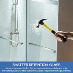 WOODBRIDGE Frameless Shower Doors 56-60" Width X 76"Height With 5/16"(8mm) Clear Tempered Glass, 2 Ways Opening & Double Sliding In Brushed Nickel Finish -Woodbridgebath Shop 20220909225230W5OMVZV1 thumb 600x600