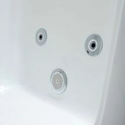 WOODBRIDGE 60 In. X 30 In. Right Hand Walk-In Air & Whirlpool Jets Hot Tub With Quick Fill Faucet With Hand Shower, White High Glass Acrylic Tub With Computer Control Panel, WB603038R -Woodbridgebath Shop 20220927094426W5OMVZV1 thumb 600x600