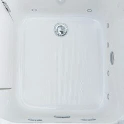 WOODBRIDGE 60 In. X 30 In. Right Hand Walk-In Air & Whirlpool Jets Hot Tub With Quick Fill Faucet With Hand Shower, White High Glass Acrylic Tub With Computer Control Panel, WB603038R -Woodbridgebath Shop 20220927094937W5OMVZV1 thumb 600x600