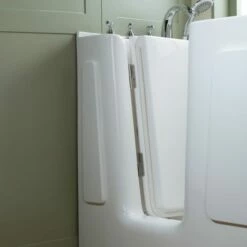 WOODBRIDGE 54 In. X 30 In. Left Hand Walk-In Air & Whirlpool Jets Hot Tub With Quick Fill Faucet With Hand Shower, White High Glass Acrylic Tub With Computer Control Panel, WB543038L -Woodbridgebath Shop 20220927105358W5OMVZV1 thumb 600x600