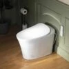 WOODBRIDGE LT610 One Piece Elongated Smart Toilet Bidet With Massage Washing, Auto Open And Close Seat And Lid, Auto Flush, Heated Seat And Integrated Multi Function Remote Control, White -Woodbridgebath Shop 20221011153550W5OMVZV1 thumb 600x600