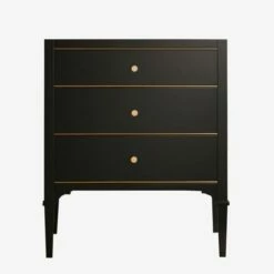 WOODBRIDGE 24"x22"x33" Solid Wood Bath Vanities Cabinet With Two Drawers In Espresso And Polished Gold Hardware, Roma-2421-Espresso