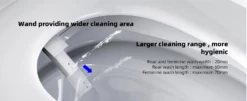 Best Seller WOODBRIDGE B0990S One Piece Elongated Smart Toilet Bidet With Auto Open & Close, Auto Flush, Foot Sensor Flush, LED Temperature Display, Heated Seat And Integrated Multi Function Remote Control, White -Woodbridgebath Shop 20230113145813ZMY0900F
