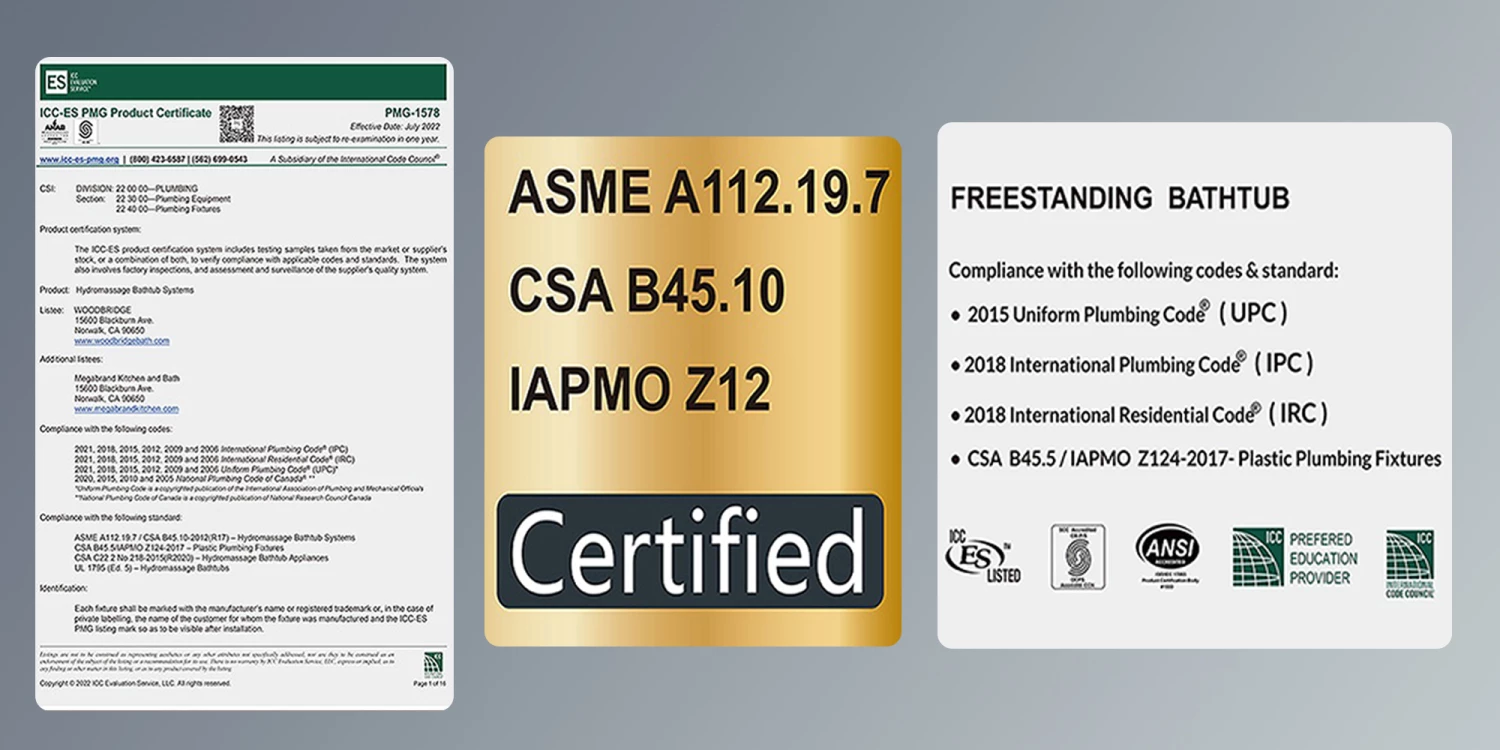 WOODBRIDGE BTA0088 56" Acrylic Freestanding Bathtub Contemporary Soaking Tub With Brushed Nickel Overflow And Drain 20 WOODBRIDGE BTA0088 56" Acrylic Freestanding Bathtub Contemporary Soaking Tub With Brushed Nickel Overflow And Drain - Image 18