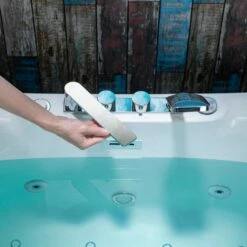 WOODBRIDGE 72" X 35-3/8" Whirlpool Water Jetted And Air Bubble Freestanding Heated Soaking Combination Bathtub With Tub Filler And LED Control Panel , BJ400+F0041CH -Woodbridgebath Shop 20230221161054W5OMVZV1 thumb 600x600