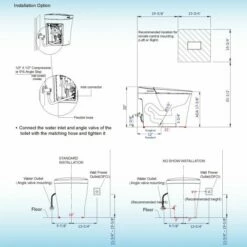 WOODBRIDGE B0970S Smart Bidet Tankless Toilet Elongated One Piece Chair Height, Auto Flush, Foot Sensor Operation, Heated Seat With Integrated Multi Function Remote Control In White -Woodbridgebath Shop 20230306103338W5OMVZV1 thumb 600x600