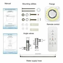 WOODBRIDGE B0970S Smart Bidet Tankless Toilet Elongated One Piece Chair Height, Auto Flush, Foot Sensor Operation, Heated Seat With Integrated Multi Function Remote Control In White -Woodbridgebath Shop 20230306103405W5OMVZV1 thumb 600x600