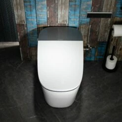 WOODBRIDGE B0930S Smart Bidet Toilet With 1.28 GPF Dua Flush Auto Open & Close, Auto Flush,Foot Sensor Flush, 1000 Gram MaP Flushing Score,LED Display, Chair Height Design And Cleaning Foam Dispenser -Woodbridgebath Shop 20230512160118W5OMVZV1 thumb 600x600