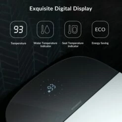 WOODBRIDGE B0930S Smart Bidet Toilet With 1.28 GPF Dua Flush Auto Open & Close, Auto Flush,Foot Sensor Flush, 1000 Gram MaP Flushing Score,LED Display, Chair Height Design And Cleaning Foam Dispenser -Woodbridgebath Shop 20230512160133W5OMVZV1 thumb 600x600