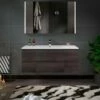 WOODBRIDGE 48 In. W X 18-7/8 In. D Contemporary Wall Hung Floating Vanity In Grey Oak With Resin Composite Vanity Top In White With Matching Finish Sink. -Woodbridgebath Shop 20230601151337W5OMVZV1 thumb 600x600