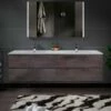 WOODBRIDGE 72 In. W X 18-7/8 In. D Contemporary Wall Hung Floating Vanity In Rose Wood With Resin Composite Vanity Top In White With Matching Finish Sink. -Woodbridgebath Shop 20230602163105W5OMVZV1 thumb 600x600