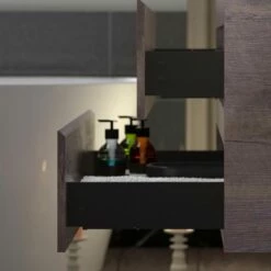 WOODBRIDGE 72 In. W X 18-7/8 In. D Contemporary Wall Hung Floating Vanity In Rose Wood With Resin Composite Vanity Top In White With Matching Finish Sink. -Woodbridgebath Shop 20230602163346W5OMVZV1 thumb 600x600