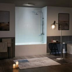 WOODBRIDGE 54" Acrylic Rectangular Alcove Soaking Bathtub In White With Right Drain, Chrome Pop-Up Drain Included BA5430R -Woodbridgebath Shop 20230705150954W5OMVZV1 thumb 600x600