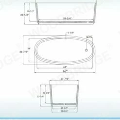 WOODBRIDGE 67" Freestanding Handcrafted Natural Wood Soaking Bathtub With Wood Lid, Wood Seat, Pillow And Chrome Pop Up Drain, WB1013 -Woodbridgebath Shop 20230911113028HS17JTB1 thumb 600x600