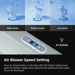 WOODBRIDGE 72" X 35-3/8" Whirlpool Water Jetted And Air Bubble Freestanding Heated Soaking Combination Bathtub With Tub Filler And LED Control Panel, BJ600+F0041CH -Woodbridgebath Shop 202309281109009KS4FMYG thumb 600x600