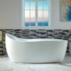 WOODBRIDGE 71" X 31-1/2" Whirlpool Water Jetted And Air Bubble Freestanding Heated Soaking Combination Bathtub With LED Control Panel, BJ700 -Woodbridgebath Shop 20230928163026D4Y6KD9G thumb 600x600