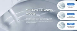 WOODBRIDGE LT610 One Piece Elongated Smart Toilet Bidet With Massage Washing, Auto Open And Close Seat And Lid, Auto Flush, Heated Seat And Integrated Multi Function Remote Control, White 41 WOODBRIDGE LT610 One Piece Elongated Smart Toilet Bidet With Massage Washing, Auto Open And Close Seat And Lid, Auto Flush, Heated Seat And Integrated Multi Function Remote Control, White -Woodbridgebath Shop 20231008104356SYY1TZY4