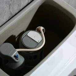 WOODBRIDGEBath T-0019, Dual Flush Elongated One Piece Toilet With Soft Closing Seat, Chair Height, Water Sense, High-Efficiency, T-0019 Rectangle Button (2 -Pack) -Woodbridgebath Shop 5b74295215b61 thumb 600x600