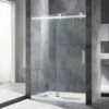 WOODBRIDGE Frameless Shower Doors 44-48" Width X 76"Height With 5/16" Inch Clear Tempered Glass In Polished Chrome Finish -Woodbridgebath Shop 5b796c8143d7e thumb 600x600