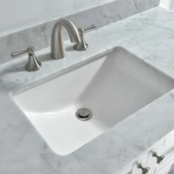 WOODBRIDGE CAVT3122-8 Vanity Top With Under Mount Bowl, 31"x22", Carra White -Woodbridgebath Shop 5c37ecdd9f6cc thumb 600x600