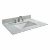Best Seller WOODBRIDGE CAVT4322-8 Vanity Top With Under Mount Bowl, 43"x22", Carra White, Natural Stone -Woodbridgebath Shop 5c37f2ccb21fd thumb 600x600