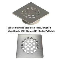 WOODBRIDGE Shower Base 48"x30" With Integrated Center PVC Drain, Ready For Tile, 30 Depth By 48-Inch Width, SBR4830 Tileable, Black -Woodbridgebath Shop 5dc91ccd5dd6b thumb 600x600