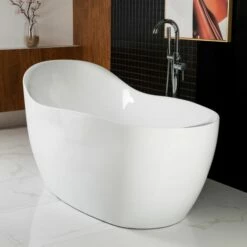 WOODBRIDGE B-0033 Deluxe Air Bubble Free Standing Bathtub, B-0033 Air Bubble Tub -Woodbridgebath Shop 5dd357fb02b63 thumb 600x600