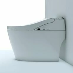 WOODBRIDGE B0960S Auto Flush, Auto Open & Auto Close, 1.28 GPF Single Flush Toilet With Intelligent Smart Bidet Seat And Wireless Remote Control, Chair Height -Woodbridgebath Shop 5ddb410dcb96a thumb 600x600