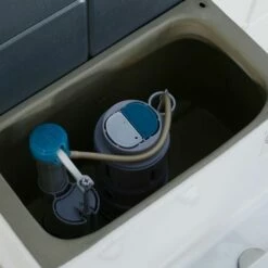 WOODBRIDGE T-0019, Dual Flush Elongated One Piece Toilet With Soft Closing Seat, Chair Height, Water Sense, High-Efficiency, T-0019 Rectangle Button -Woodbridgebath Shop 5dde29c70cfdd thumb 600x600