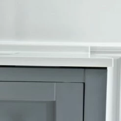 WOODBRIDGE VT4922-1000 Solid Surface Vanity Top With With Intergrated Sink And 3 Faucet Holes For 4-Inch Centerset Faucet, 49" X 22", White -Woodbridgebath Shop 5e4fa14658760 thumb 600x600