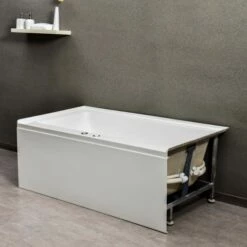 WOODBRIDGE 60" Whirlpool Water Jetted Alcove Tub With Right Hand Drain, B0036R -Woodbridgebath Shop 5ebb575679b06 thumb 600x600