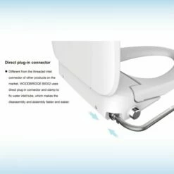 WOODBRIDGE Elongated Smart Bidet Toilet Seat, Electronic Advanced Self Cleaning, SoftClose Lid, Automatic Deodorization, Model: BID 02 -Woodbridgebath Shop 5ecc6c09102b2 thumb 600x600