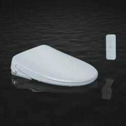 WOODBRIDGE Elongated Smart Bidet Toilet Seat, Electronic Advanced Self Cleaning, SoftClose Lid, Automatic Deodorization, Model: BID 02 -Woodbridgebath Shop 5ecc6c0b9c3ca thumb 600x600