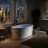 WOODBRIDGE 67" Contemporary Freestanding Acrylic Air Bubble Soaking Bathtub With Chrome Overflow And Drain B0101-C -Woodbridgebath Shop 5f62c8fdc04a6 thumb 600x600