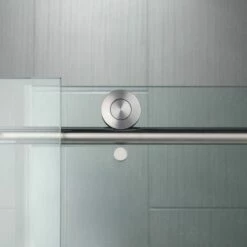 WOODBRIDGE Frameless Bathtub Shower Doors 56-60" Width X 62"Height With 3/8"(10mm) Clear Tempered Glass In Brushed Nickel Finish -Woodbridgebath Shop 5f6c066bc314f thumb 600x600