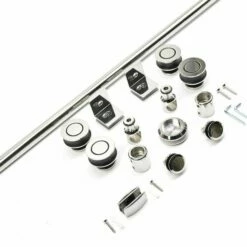 WOODBRIDGE Frameless Bathtub Shower Doors 56-60" Width X 62"Height With 3/8"(10mm) Clear Tempered Glass In Brushed Nickel Finish -Woodbridgebath Shop 5f6c06773e97a thumb 600x600