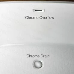 WOODBRIDGE 67" Acrylic Freestanding Bathtub Contemporary Soaking Tub With Chrome Overflow And Drain,White Tub,B0013-C-Drain&O -Woodbridgebath Shop 5f6c6cd5a9919 thumb 600x600