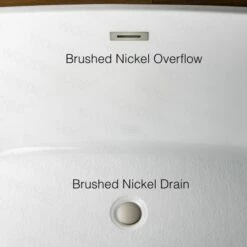 WOODBRIDGE 67" Acrylic Freestanding Bathtub Contemporary Soaking Tub With Brushed Nickel Overflow And Drain,White Tub,B0010-B/N-Drain&O -Woodbridgebath Shop 5f6c6d4100c69 thumb 600x600