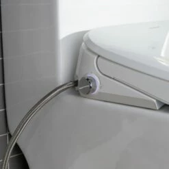 WOODBRIDGE T-0044 One Piece 1.1GPF/1.6 GPF Dual Flush Elongated Toilet With Advance Smart Bidet Bidet In White -Woodbridgebath Shop 5f6d58dfd4ce3 thumb 600x600