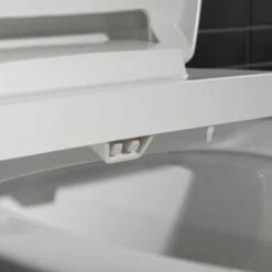 WOODBRIDGE T-0045 Modern One Piece Elongated High Effiency Toilet With Manual Operated Soft-Closed Toilet Seat, White -Woodbridgebath Shop 5f6d5c6cb79c3 thumb 600x600