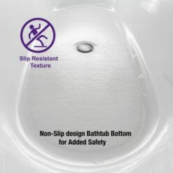 WOODBRIDGE 67" Contemporary Freestanding Acrylic Air Bubble Soaking Bathtub With Chrome Overflow And Drain B0101-C -Woodbridgebath Shop 5f6d682b1b0c2 thumb 600x600