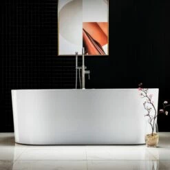 WOODBRIDGE 67" X 32" Whirlpool Water Jetted And Air Bubble Freestanding Bathtub, B-0030 / BTS1606 -Woodbridgebath Shop 5f70595f530ac thumb 600x600