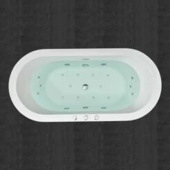 WOODBRIDGE 67" X 32" Whirlpool Water Jetted And Air Bubble Freestanding Bathtub, B-0030 / BTS1606 -Woodbridgebath Shop 5f70596041853 thumb 600x600