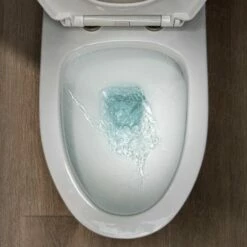 WOODBRIDGE Moder Design, Elongated One Piece Toilet Dual Flush 1.0/1.6 GPF,with Soft Closing Seat, White, T-0032(2 -Pack) -Woodbridgebath Shop 5f9fd3f166247 thumb 600x600