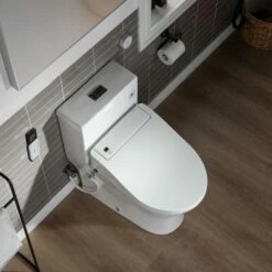 WOODBRIDGE Luxury, Elongated One Piece Toilet With Advanced Bidet Seat, T-0022, White -Woodbridgebath Shop 5fa11a91e794d thumb 600x600