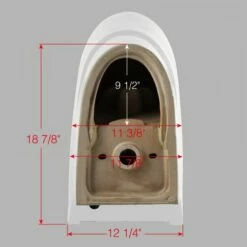 WOODBRIDGE T-0019, Dual Flush Elongated One Piece Toilet With Soft Closing Seat, Chair Height, Water Sense, High-Efficiency, T-0019 Rectangle Button -Woodbridgebath Shop 5fb32d6b7dd77 thumb 600x600