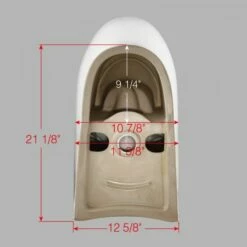 WOODBRIDGE T-0045 Modern One Piece Elongated High Effiency Toilet With Manual Operated Soft-Closed Toilet Seat, White -Woodbridgebath Shop 5fb394c25a3d3 thumb 600x600