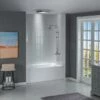 WOODBRIDGE 60-Inch Contemporary Alcove Acrylic Bathtub With Right Hand Drain And Overflow Holes, White -Woodbridgebath Shop 5fdc5f7ca0e43 thumb 600x600